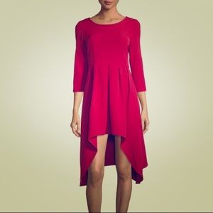 Red High/Low Dress